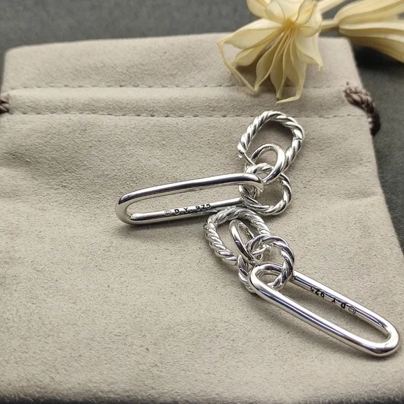 David Yurman 925 silver earrings - Picture 6 of 6